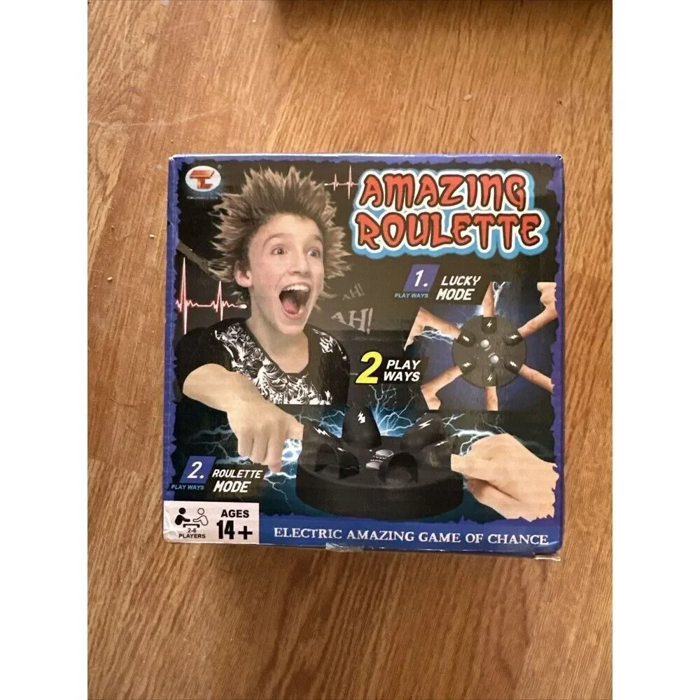 New Shock Roulette Game – Electric Shocking Toy – Party Challenge Game